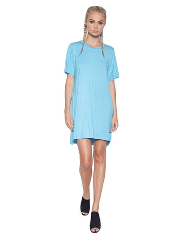 Michael Lauren Morrison Bell Sleeve Lace Up Dress in Primrose