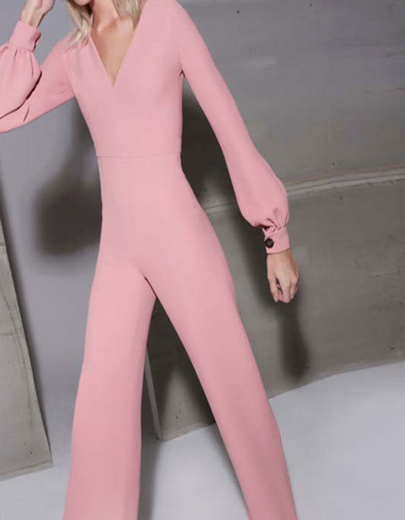 Alexis Isadore Jumpsuit in Ash Pink - SWANK - Jumpsuits - 5