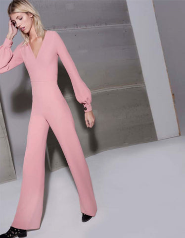Alexis Isadore Jumpsuit in Ash Pink