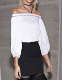 Alexis Karen Top in White - SWANK - Tops - 2