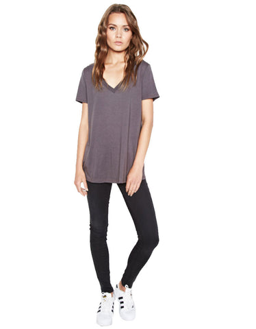 Show Me Your Mumu Oliver Tee Bull Head in Light Grey