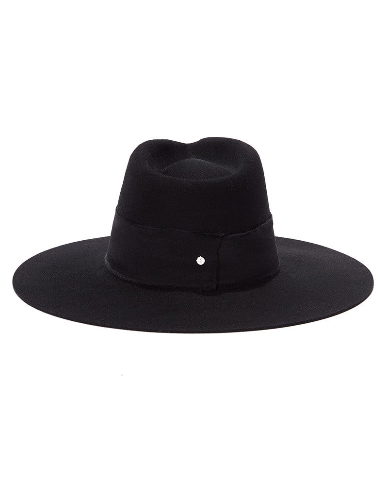 Janessa Leone Aya Black Hat - SWANK - Hats - 2