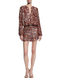 Alexis Jezebell Romper in Multicolor Sequin