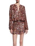 Alexis Jezebell Romper in Multicolor Sequin