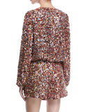 Alexis Jezebell Romper in Multicolor Sequin