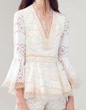 Alexis Alexina Lace Top in Pearl White - SWANK - Tops - 2