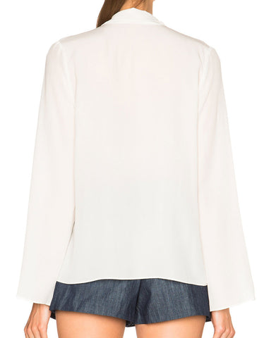 Alexis Milana Long Sleeve Blouse in White