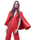 Alexis Amadeo Jumpsuit with Cape - SWANK - Jumpsuits - 2