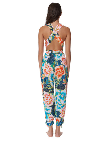 Mara Hoffman Arcadia Wrap Jumpsuit in Indigo