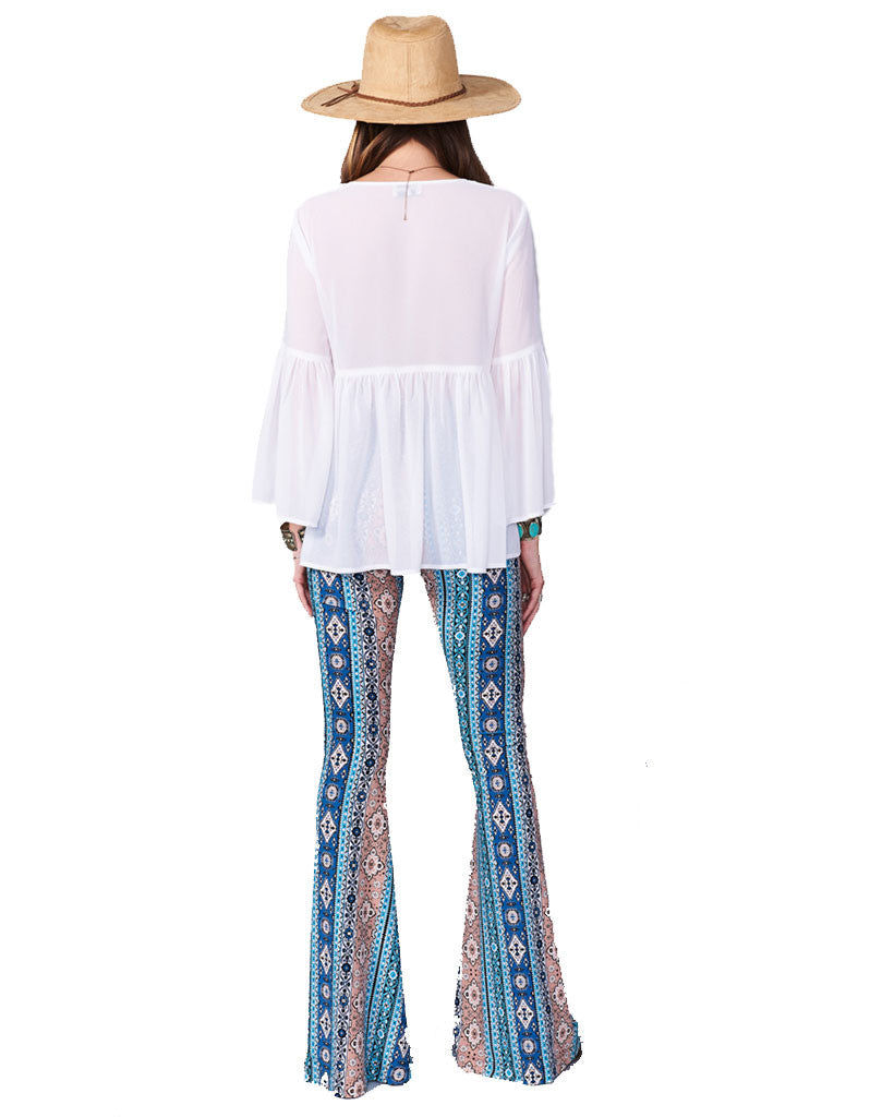 Show Me Your Mumu Bam Bam Bells in Lucky Charmer - SWANK - Pants - 3