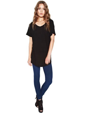 Michael Lauren Hugo Fitted Legging in Black