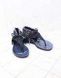 INDIE BOHO SANDALS - BLACK - SWANK - Shoes - 6