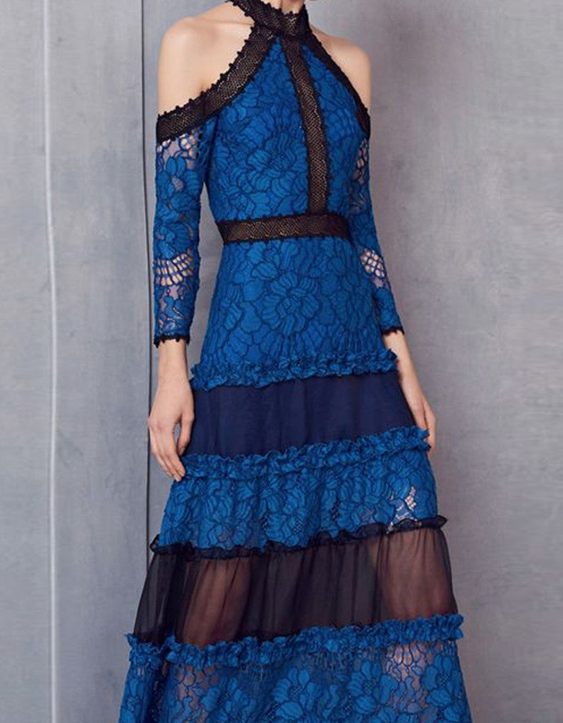 Alexis Bliss Gown in Royal Blue Lily SWANK