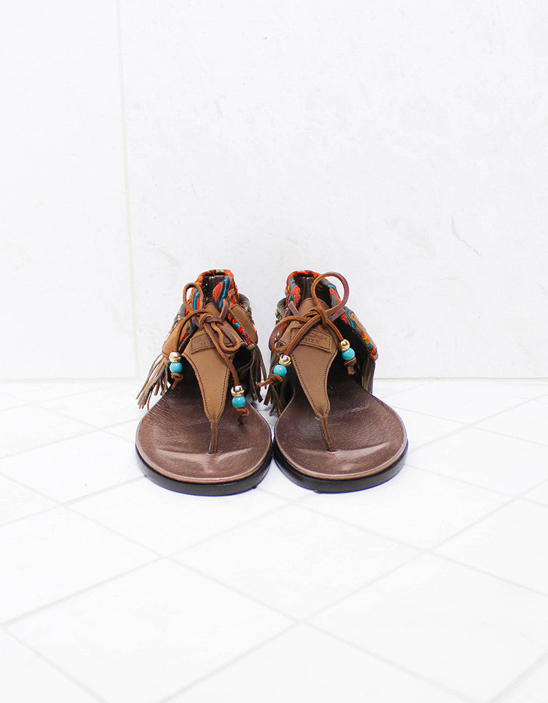 INDIE BOHO SANDALS - BROWN - SWANK - Shoes - 3