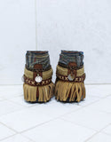Custom Made Boho Sandals in Brown | SIZE 39 - SWANK - Shoes - 5