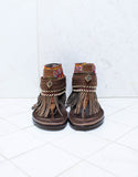 Custom Made Boho Sandals in Brown | SIZE 41 - SWANK - Shoes - 3
