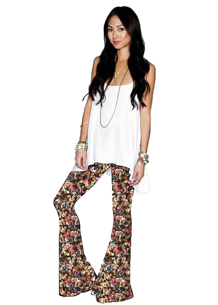 Show Me Your MuMu Bam Bam Bells in Flower Cider - SWANK - Pants - 1