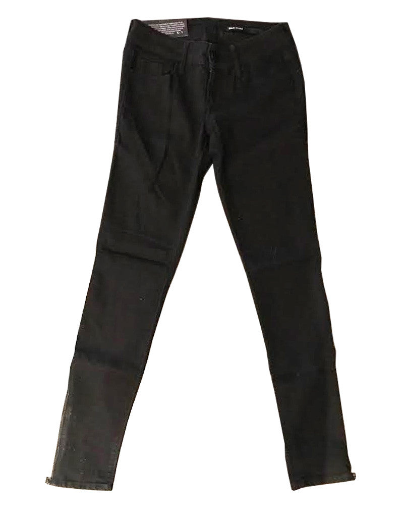 Black Orchid Black Jewel Zipper Skinny - SWANK - Pants - 1