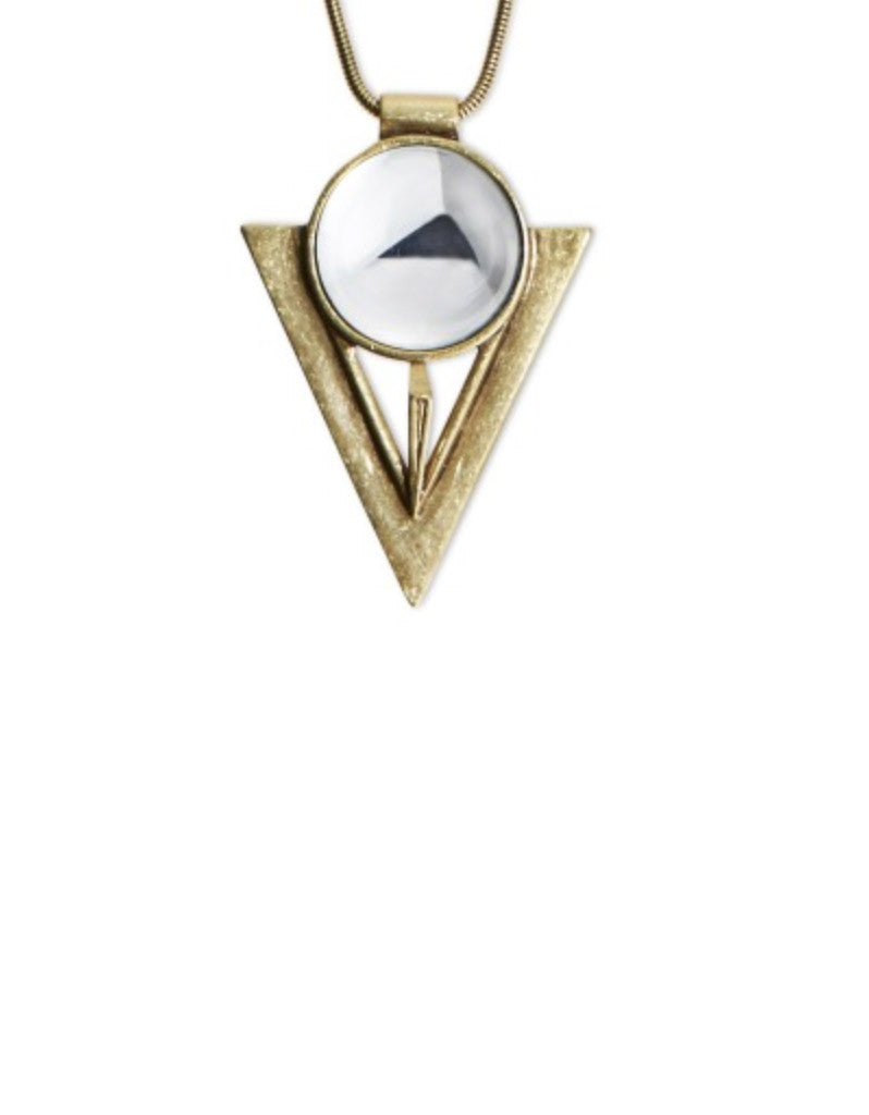 Jenny Bird Bowie Pendant in Gold - SWANK - Jewelry - 2