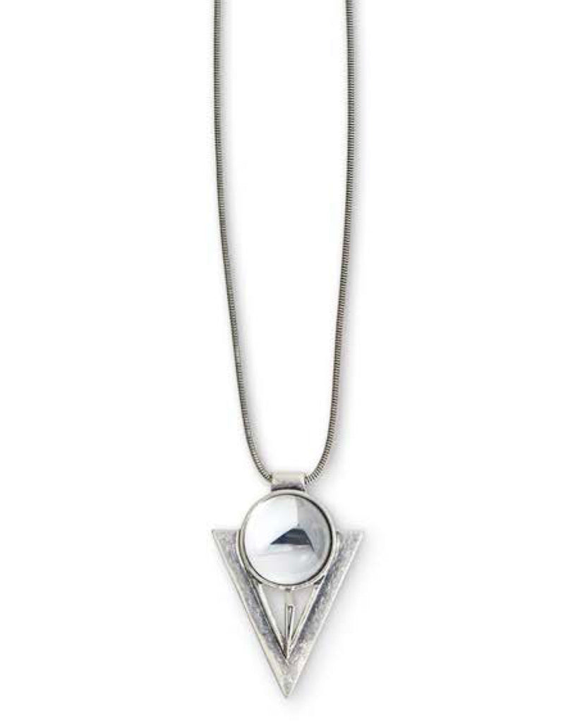 Jenny Bird Bowie Pendant in Silver - SWANK - Jewelry - 1