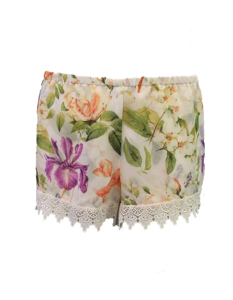Show Me Your Mumu Bri Lacey Shorts in Flower Press - SWANK - Shorts - 2