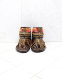 Custom Made Boho Sandals in Brown | SIZE 40