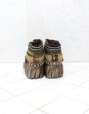 Custom Made Boho Sandals in Brown | SIZE 41