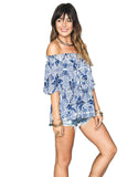 Show Me Your Mumu Bungalow Top in Myko Niko Cloud - SWANK - Tops - 1