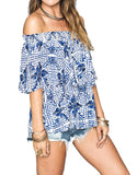 Show Me Your Mumu Bungalow Top in Myko Niko Cloud - SWANK - Tops - 2