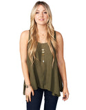 Show Me Your Mumu Cara-Van Top in Olive Silky Satin - SWANK - Tops - 2