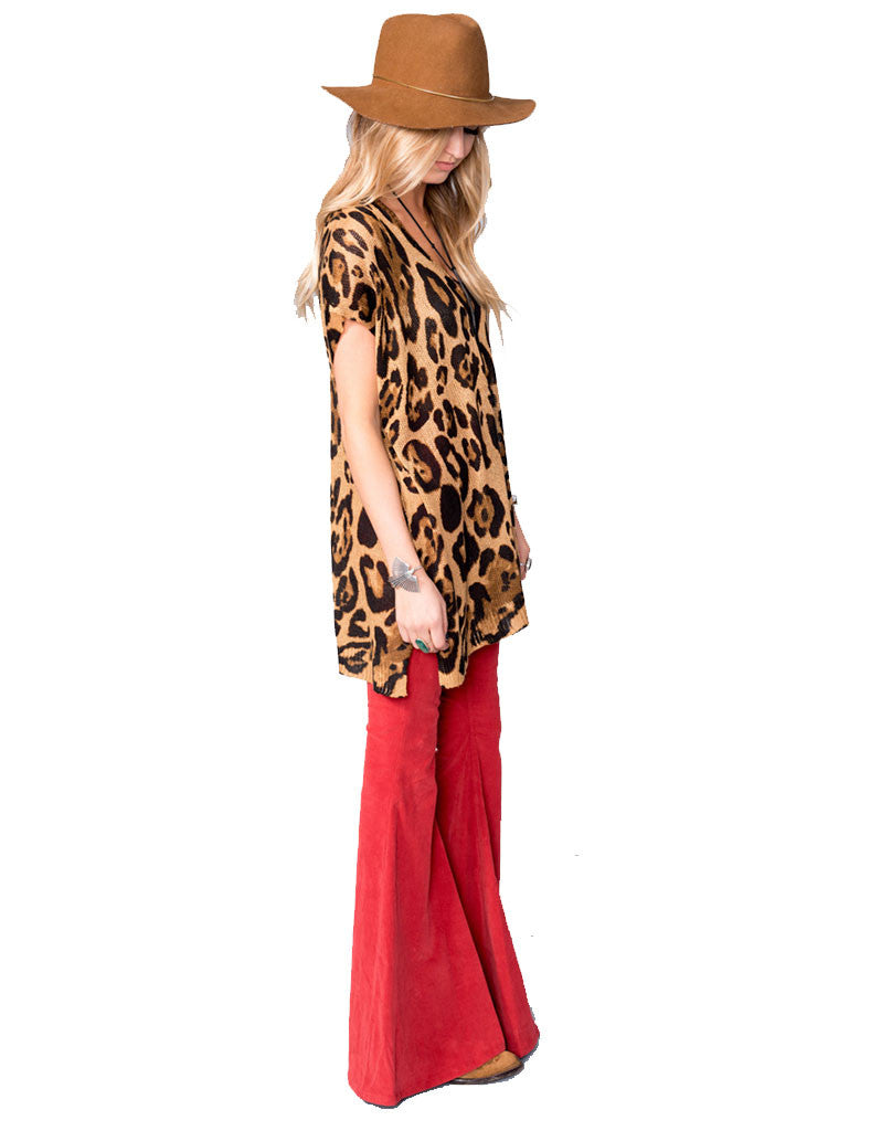 Show Me Your Mumu Carter Tunic in Leopard Knitten - SWANK - Tops - 2