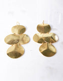 Gold Luxury Big Disc Earrings - SWANK - Jewelry - 4