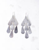 Silver Luxury Tear Chandelier Earrings - SWANK - Jewelry - 5