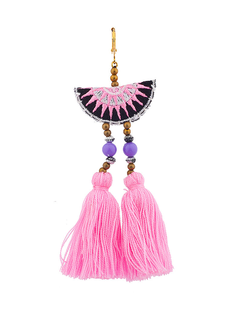 Shashi Camilla Drop Earring in Pink