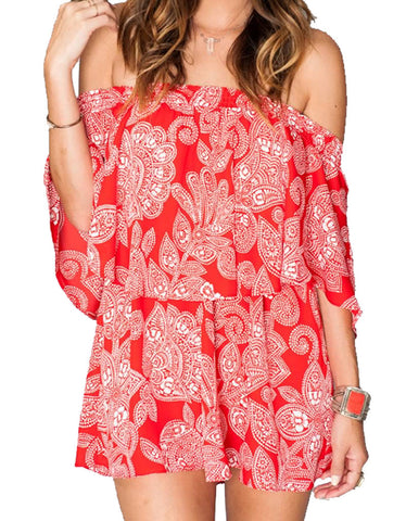 Show Me Your Mumu Casita Mini Dress in Aquarius Paisley