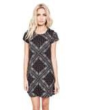 Michael Lauren Cuba Mini T-Shirt Dress in Bandana - SWANK - Dresses - 1