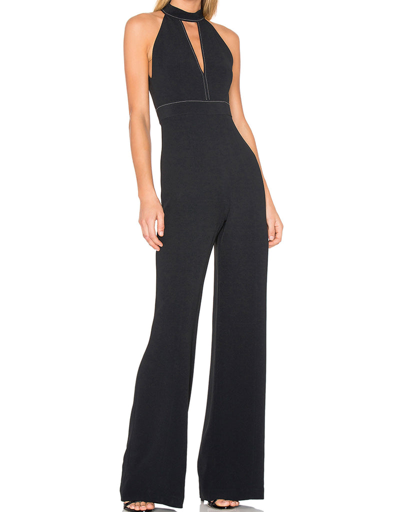 Alexis Dawn Jumpsuit in Black - SWANK - Jumpsuits - 2