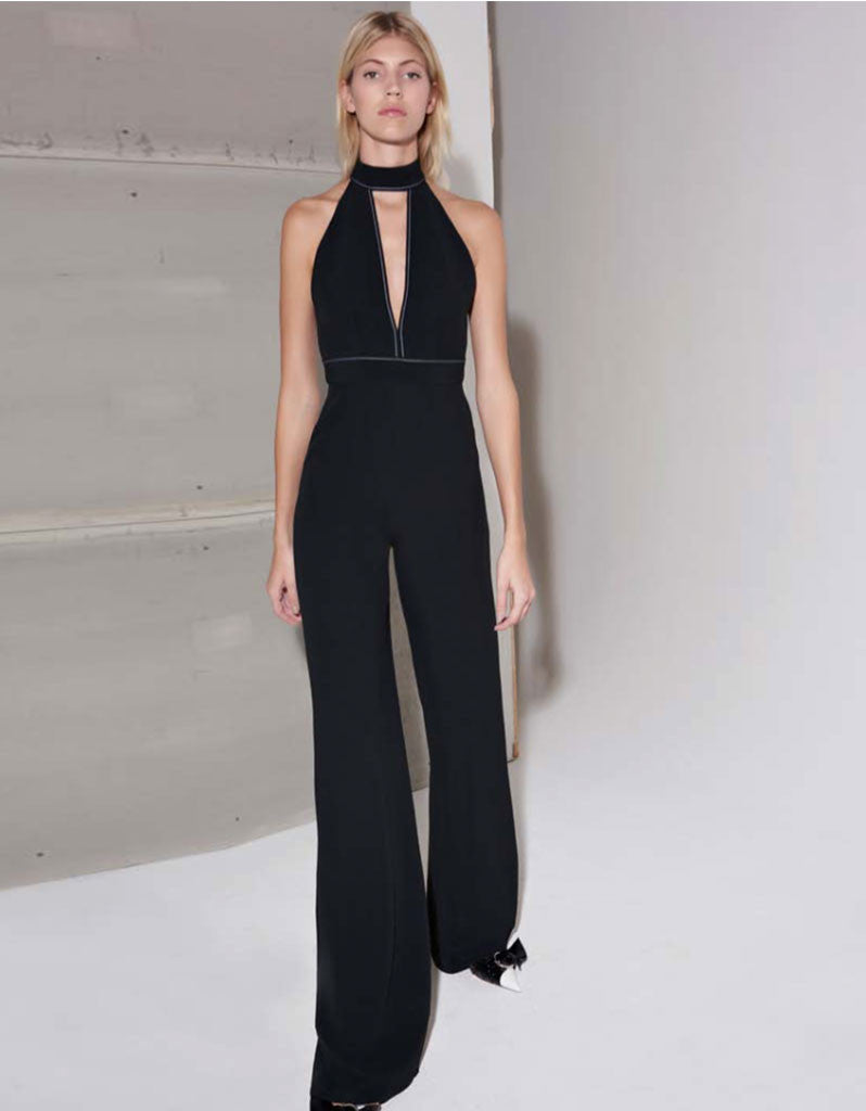 Alexis Dawn Jumpsuit in Black - SWANK - Jumpsuits - 1