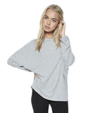 Michael Lauren Delmar L/S Dolman Pullover in Heather Grey - SWANK - Tops - 2