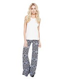 Michael Lauren Derby Wide Leg Pant in Faded Navy - SWANK - Pants - 1