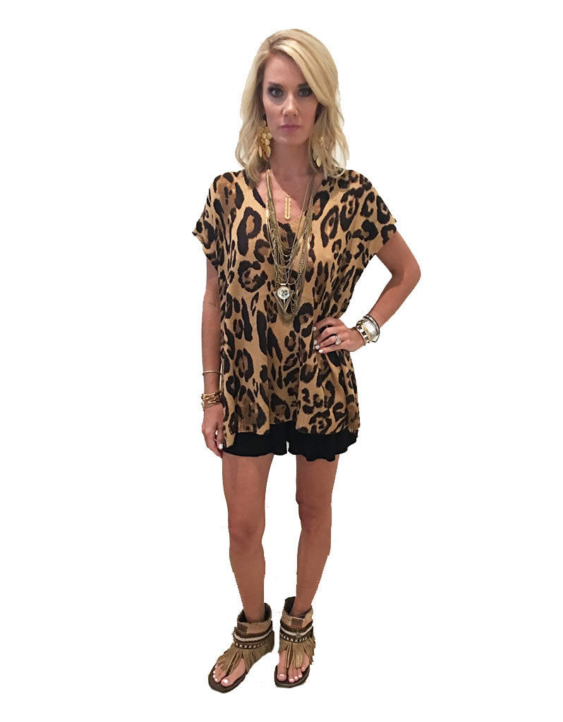 Show Me Your Mumu Carter Tunic in Leopard Knitten - SWANK - Tops - 5