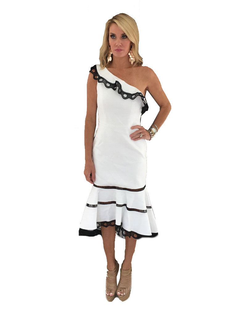 Alexis Christie Dress in White - SWANK - Dresses - 3