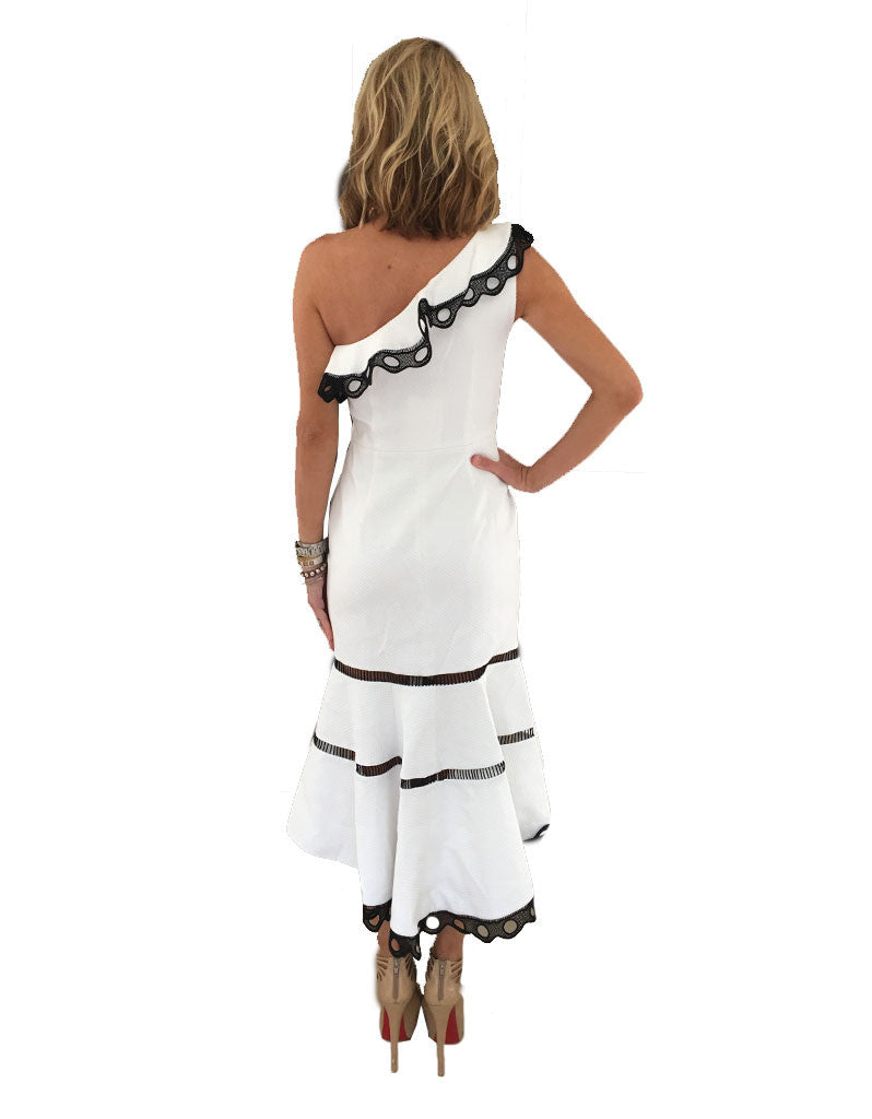 Alexis Christie Dress in White - SWANK - Dresses - 4
