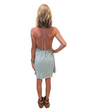 Show Me Your Mumu Katy Halter Dress in Sea Mist Crisp - SWANK - Dresses - 5