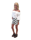 Alexis Carrie Shorts in Black/White - SWANK - Shorts - 5