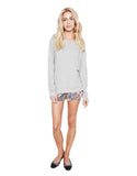 Michael Lauren Eddy Sweat Short in Hanna Rose and Heather Grey - SWANK - Shorts - 1