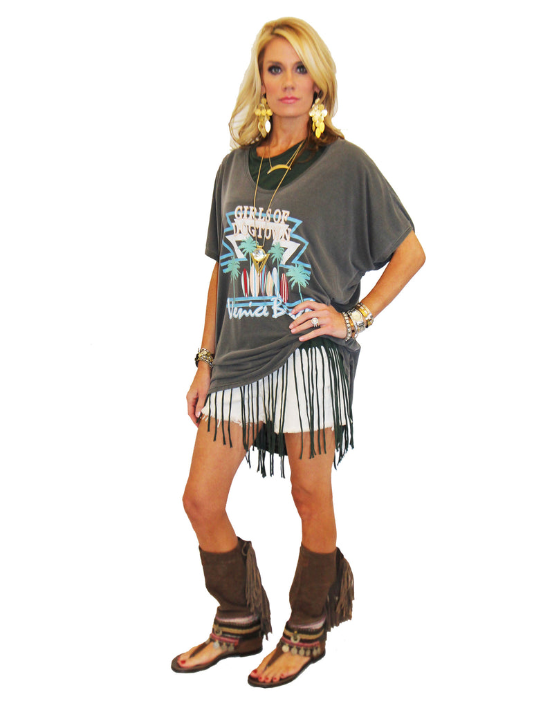 Show Me Your Mumu Benji Tunic Tee in Girls of Dogtown - SWANK - Tops - 2