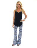 Michael Lauren Derby Wide Leg Pant in Faded Navy - SWANK - Pants - 2