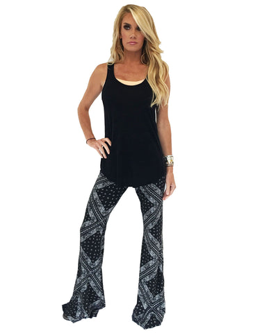 Michael Lauren Mars Bell Pant in Bandana