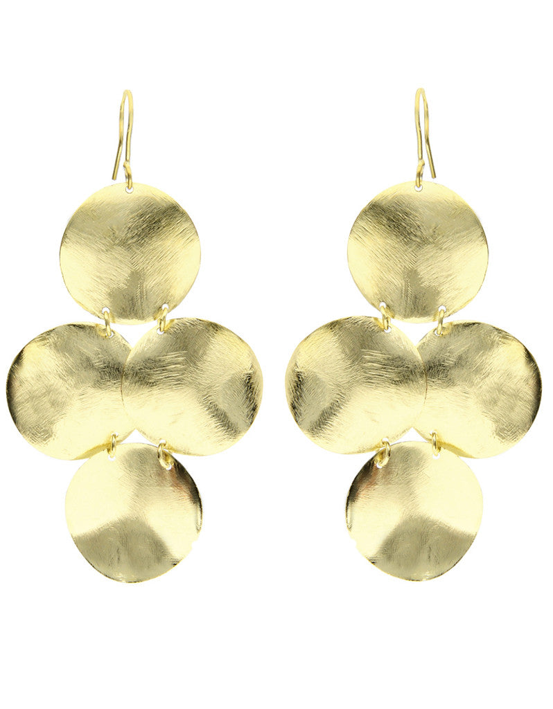 Emily Big Disc Earring in Silver **An Emily Dees Boulden Design** - SWANK - Jewelry - 5